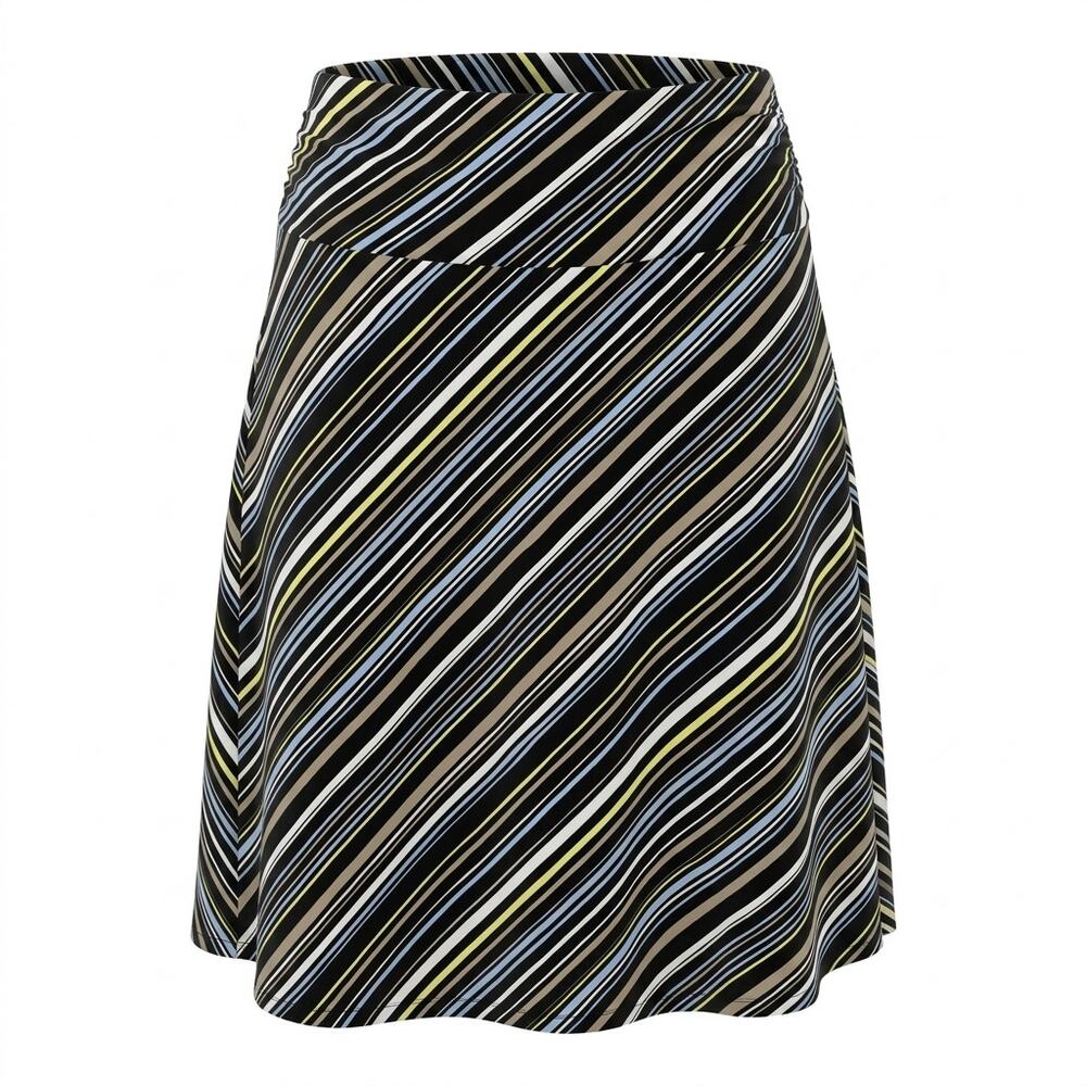 Bcbgmaxazria Made in USA Asymmetrical Knee Length Skirt Women Size M